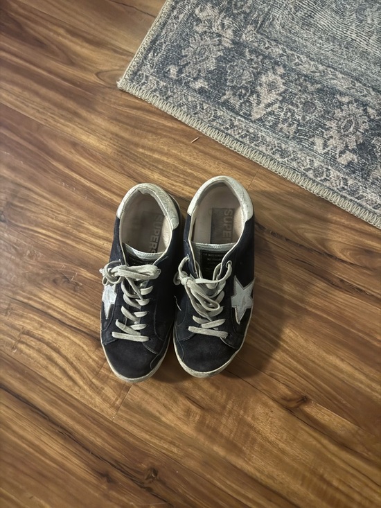 Golden Goose Shoes - Golden Goose Superstars Navy Size 36